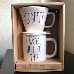 Rae Dunn Coffee Drip and Mug Set